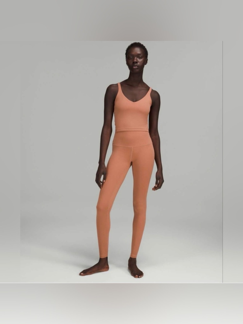 LULULEMON Align Tank & Legging Set - Dusty Clay